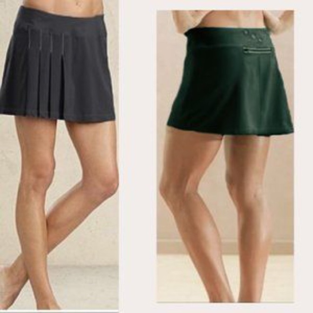 Athleta Second Wind Athletic Skirt Built In Shorts